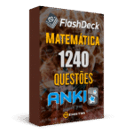 Flashcards para Anki, com 1240 questões de Matemática.