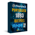 Flashcards para Anki, com 1893 questões de Português".