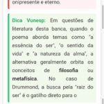 Exemplo da parte final do verso do flashcard.