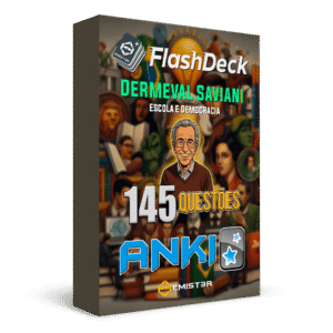 Flashcards para Anki, com 145 questões da obra de Dermeval Saviani, "Escola e Democracia".