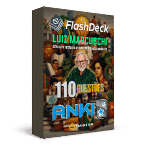 Flashcards para Anki, com 110 questões da obra de Luiz Marcuschi, "Gêneros Textuais: Definição e Funcionalidade".