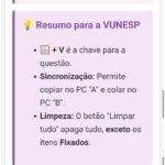 Exemplo da parte final do verso do flashcard.