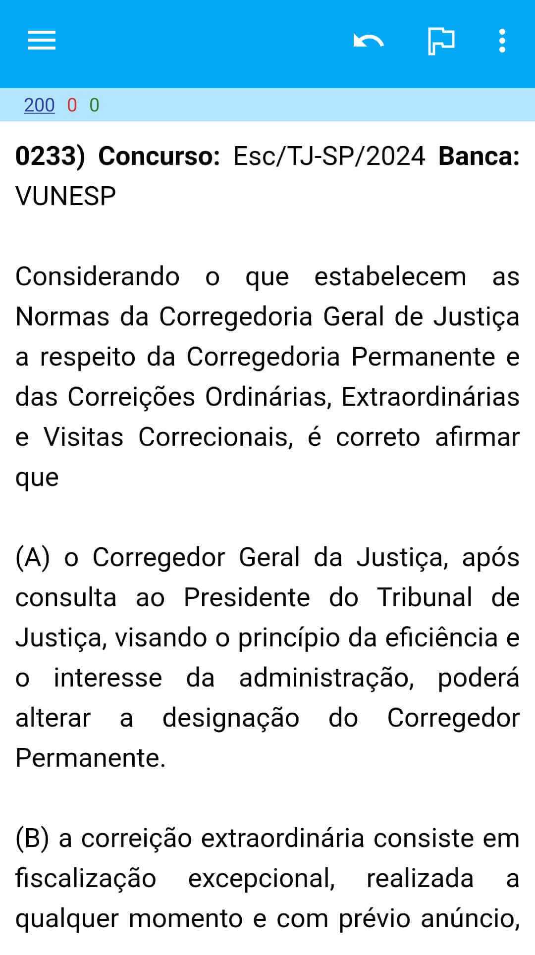 Exemplo da parte da frente do flashcard.