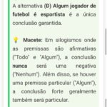 Exemplo da parte final do verso do flashcard.